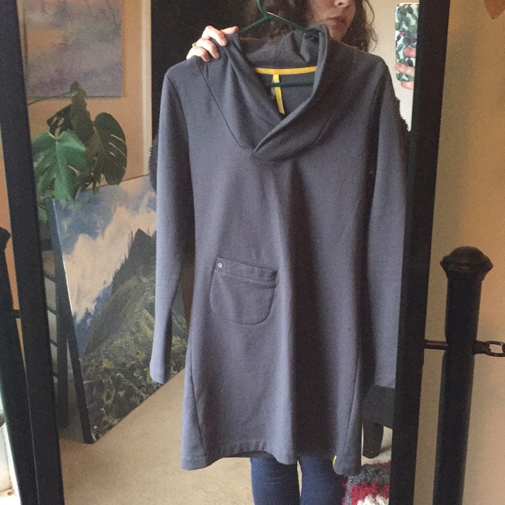 Semi Cowl Neck Sweater Dress - Lolë